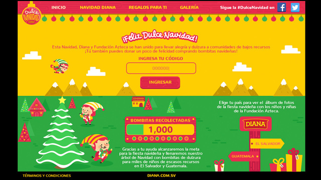 Sitio web dulce navidad diana 01
