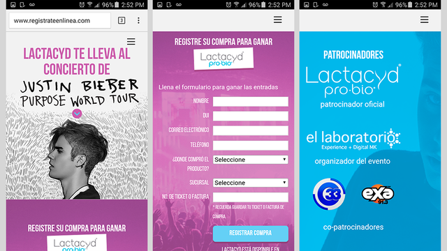 Landing page justin bieber 04