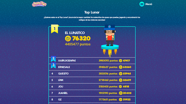 Sitio web mision lunar 03
