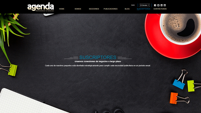 Sitio web revista agenda 03
