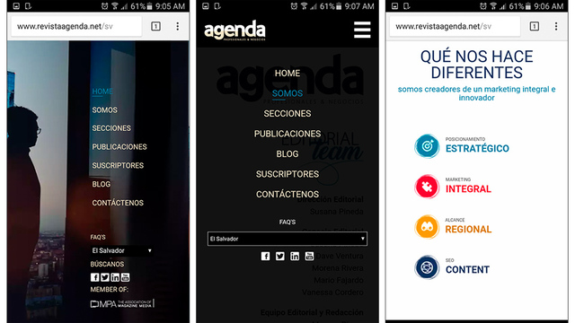 Sitio web revista agenda 04